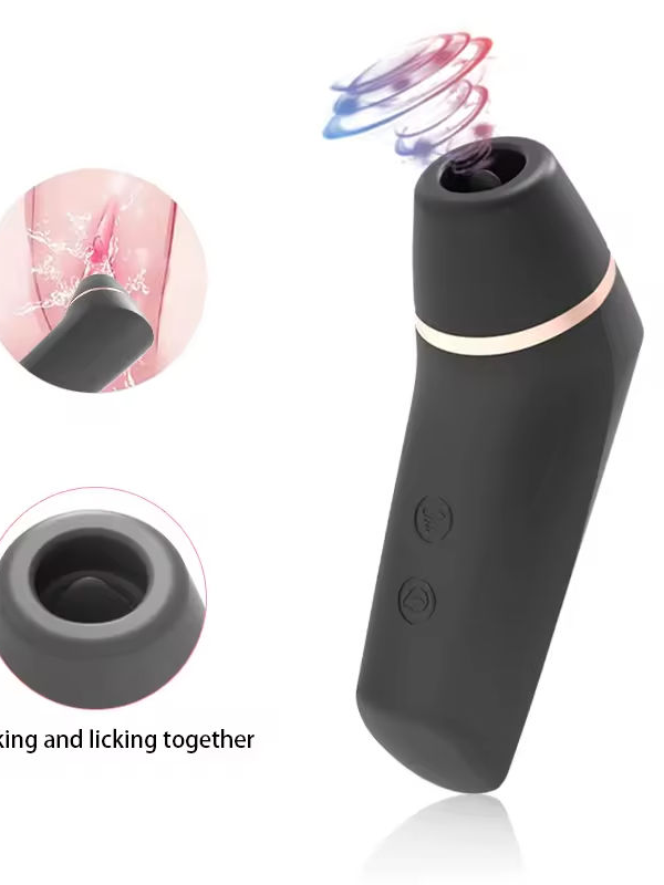 4 Black Sucking Vibrator
