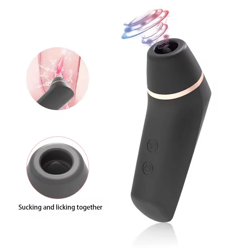 4 Black Sucking Vibrator