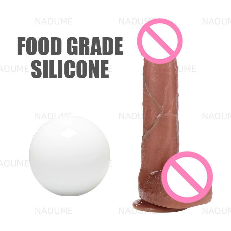 Dildo elétrico realista com vibração, Intimum